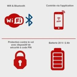 Falciatrice a batteria Scheppach RoboCut L500