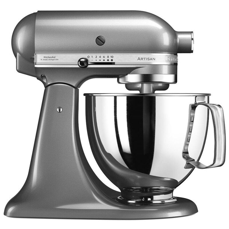 Robot de Cocina KitchenAid 5KSM125ECU Plateado 300 W 4,8 L