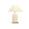 Lámpara de mesa Home ESPRIT Blanco Beige Dorado 50 W 220 V