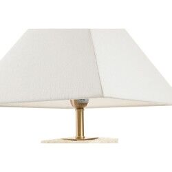 Lâmpada de mesa Home ESPRIT Branco Bege Dourado 50 W 220 V