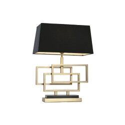 Desk lamp Home ESPRIT Black Golden 50 W 220 V