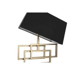 Desk lamp Home ESPRIT Black Golden 50 W 220 V