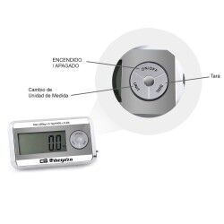 kitchen scale Orbegozo PC 5500 Black Silver 200 kg