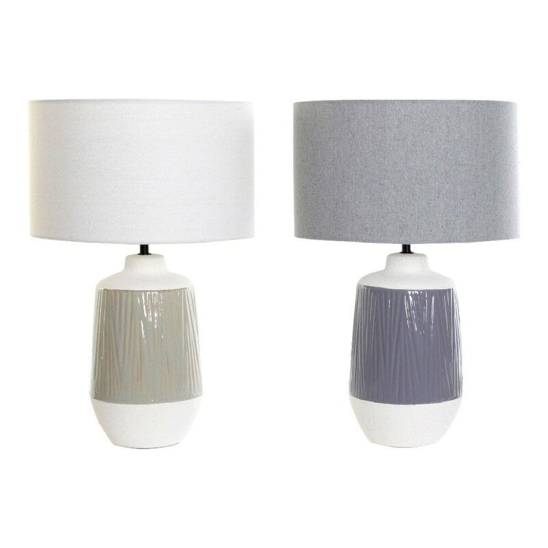 Lámpara de mesa DKD Home Decor Poliéster Porcelana 220 V 40 W (2 pcs) (35 x 35 x 53 cm) Lámpara de mesa DKD Home Decor Poliéster Porcelana 220 V 40 W (2 pcs) (35 x 35 x 53 cm)