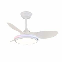Ventilador de Techo CristalRecord STEL EVO MINI RGB RETRAC Transparente