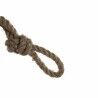 Lantern DKD Home Decor Brown Black Metal Crystal Rope Loft 22 x 22 x 43 cm
