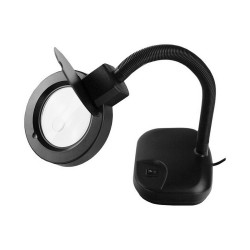 Flexo/Lâmpada de secretária EDM 30287 Preto 12 W 650 Lm 14 x 32 cm Lupa de mesa