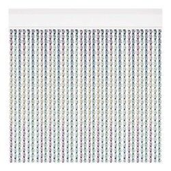 Cortina Acudam Cantabria Puertas Multicolor Exterior Plateado PVC Aluminio 90 x 210 cm