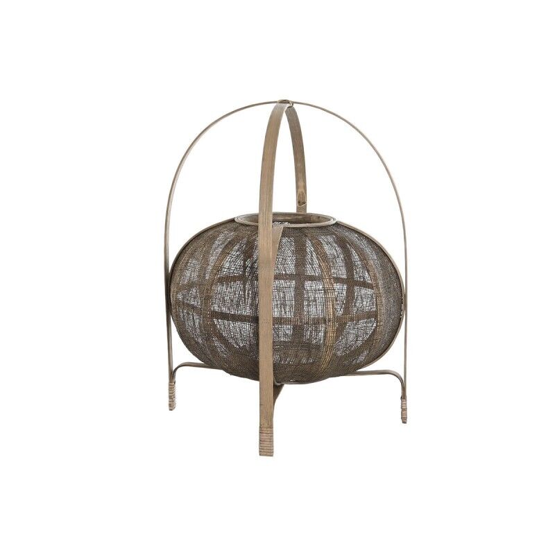 Portavelas DKD Home Decor Marrón Natural Bambú 35 x 35 x 47 cm Portavelas DKD Home Decor Marrón Natural Bambú 35 x 35 x 47 cm