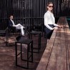 Tabouret Haut Wall Street Vondom Rouge