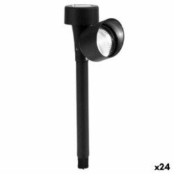 Lámpara solar Ibergarden BH18057 Negro 12 x 26 x 5,5 cm (24 Unidades)