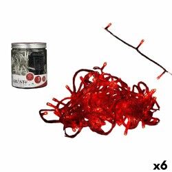 Guirnalda de Luces LED Krist+ 8M100LED-R 3,6 W Rojo 8 m 10 x 11 x 10 cm (6 Unidades)