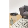 Fauteuil en Tissu Gris Intense Meryl KosyForm