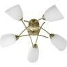 Lámpara de Techo Activejet NIKITA 5P Patyna Blanco Metal Vidrio 200 W
