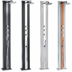 Douche Hybride Dada Formidra Anthracite et Aluminium Brossé 37L