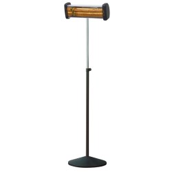 Infrarot-Varma zu Fuß Heizung 303 schwarz 1500 WattsChauffage Infrarot-Varma auf Fuß 303 schwarz 1500 Watt