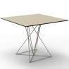 Table Faz Vondom Inox Ecru 100x100xH72