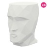 Set von 4 Tabouretäten Adan Vondom weiß