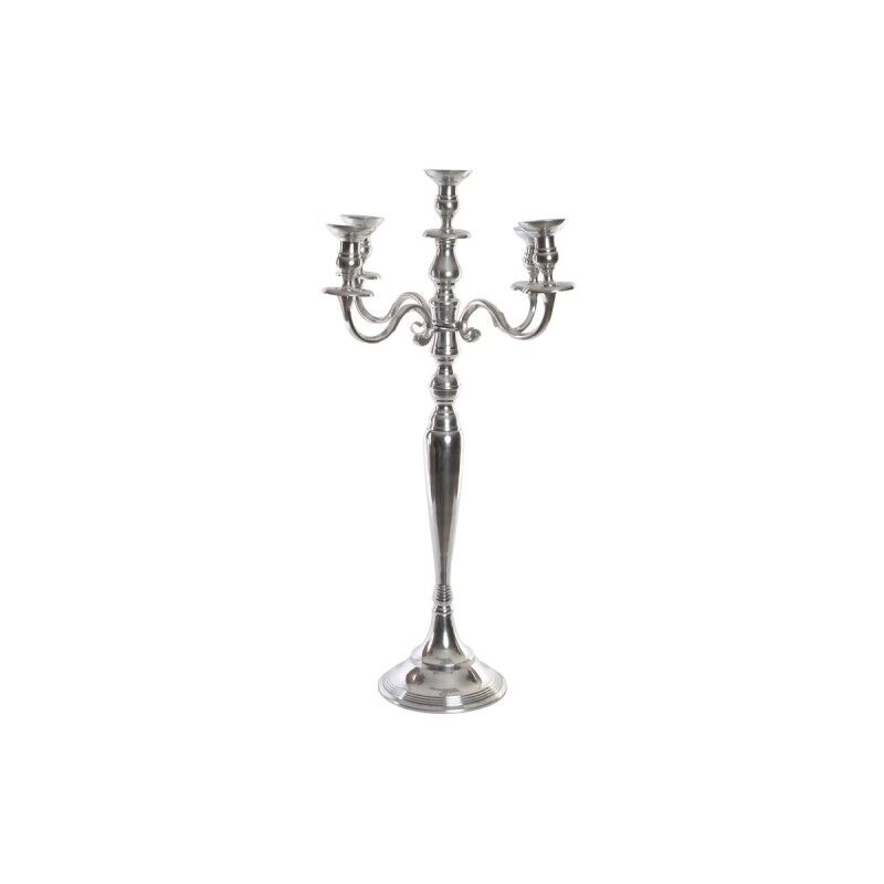 Candelabro Home ESPRIT Plateado Aluminio Cromado 42 x 42 x 70 cm Candelabro Home ESPRIT Plateado Aluminio Cromado 42 x 42 x 70 cm