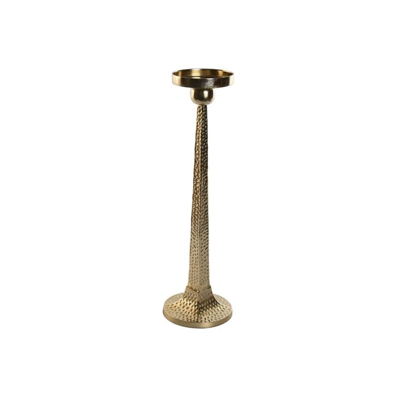 Portavelas Home ESPRIT Dorado Aluminio 18,5 X 18,5 X 64,5 cm Portavelas Home ESPRIT Dorado Aluminio 18,5 X 18,5 X 64,5 cm