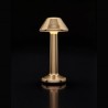 Luminaire de Table Imagilights Led Sans Fil Collection Moments Doré Cône