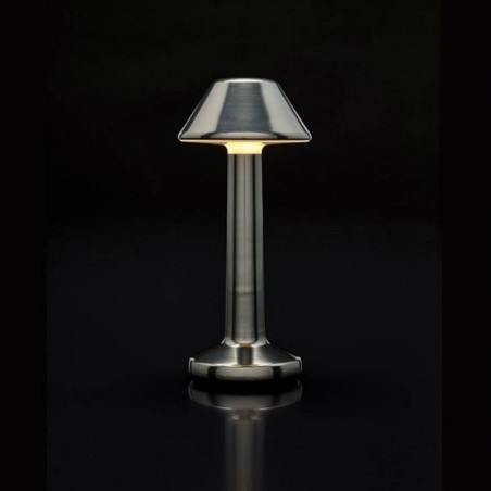 Luminaire de Table Imagilights Led Sans Fil Collection Moments Cadet Grey Cône