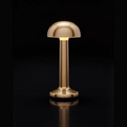 Luminaire de Table Imagilights Led Sans Fil Collection Moments Doré Dôme