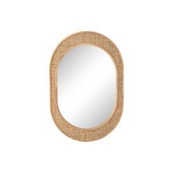 Espejo de pared Home ESPRIT Natural Scandi 51,5 x 2 x 77 cm