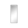 Specchio spogliatoio Home ESPRIT Nero Alluminio 50 x 2 x 150 cm