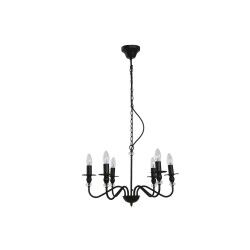 Lámpara de Techo Home ESPRIT Negro Metal 25 W 54 x 54 x 46 cm