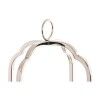 Portavelas Home ESPRIT Plateado Cristal Acero 21 x 21 x 62 cm