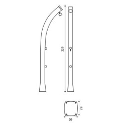 Formidra Happy Anthracite 44L Solar Shower