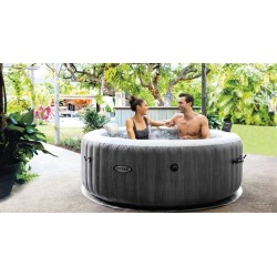Spa gonfiabile Intex Baltik Bolle Lusso Grigio Cerusé 4 Posti