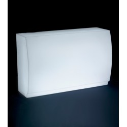 Bar Droit Fiesta Vondom Illuminé Blanc 180 cm