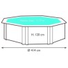 Piscine en Bois Hors-Sol Tropic 414 Octogonale BWT myPOOL