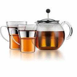 Cafetera de Émbolo Bodum Transparente Acero 1 L 0,35 L (6 Unidades)