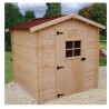 Abri de Jardin Bois massif Habrita 3,08 m2 avec plancher et Madrier 20mm