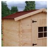 Garden Shelter Solid Wood Habrita 3,08 m² com piso e 20mm
