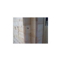 Thermabri Garden Shelter em Madeira Maciça de 23,82 m2 com telhado de aço Habrita