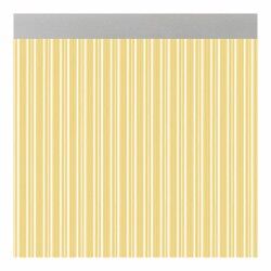 Cortina Acudam Ferrara Puertas Amarillo Transparente Exterior PVC Aluminio 90 x 210 cm