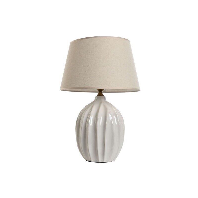 Lámpara de mesa Home ESPRIT Blanco Porcelana 50 W 220 V 40 x 40 x 60 cm Lámpara de mesa Home ESPRIT Blanco Porcelana 50 W 220 V 40 x 40 x 60 cm