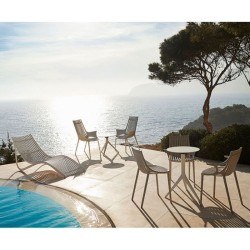 Lot de 4 Fauteuils Vondom Ibiza Revolution Beige Calas