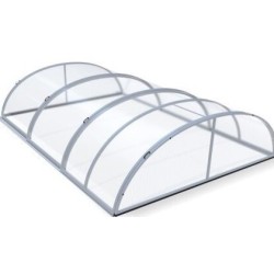 Copertura per piscina in alluminio e policarbonato 320x460x103 Abrilios