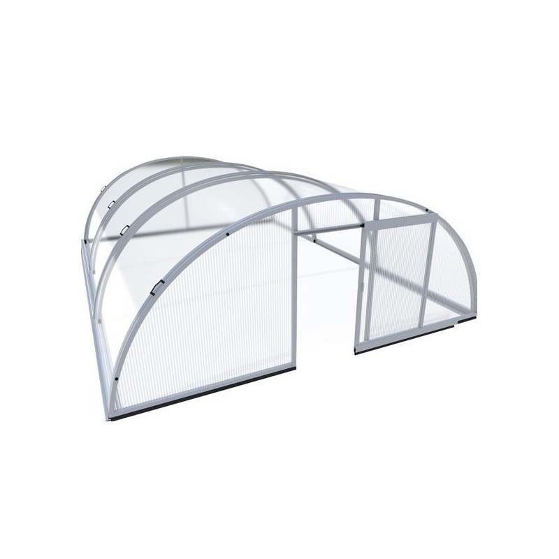 Abri de Piscine en Aluminium et Polycarbonate 428 x 854 x 151