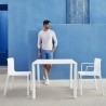 Lot de 4 fauteuils Vondom Kes noir