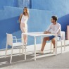Lot de 4 fauteuils Vondom Kes noir