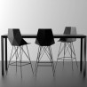 Table Frame Aluminium Vondom 180x80xH74 noir