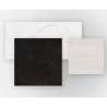 Table basse carrée Suave Vondom Dekton Entzo blanc et pieds blancs 40x40xH40