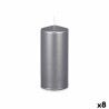 Vela Acorde 92547 Plateado 9 x 20 x 9 cm (8 Unidades)
