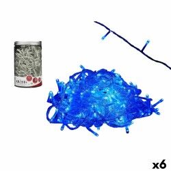 Guirnalda de Luces LED Krist+ 14.4M180LED-B 6 W Azul Transparente 14,4 m 10 x 15 x 10 cm (6 Unidades)